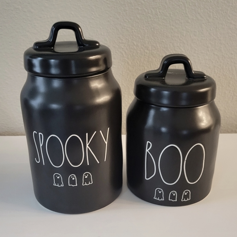 Rae Dunn Spooky & Boo Canisters